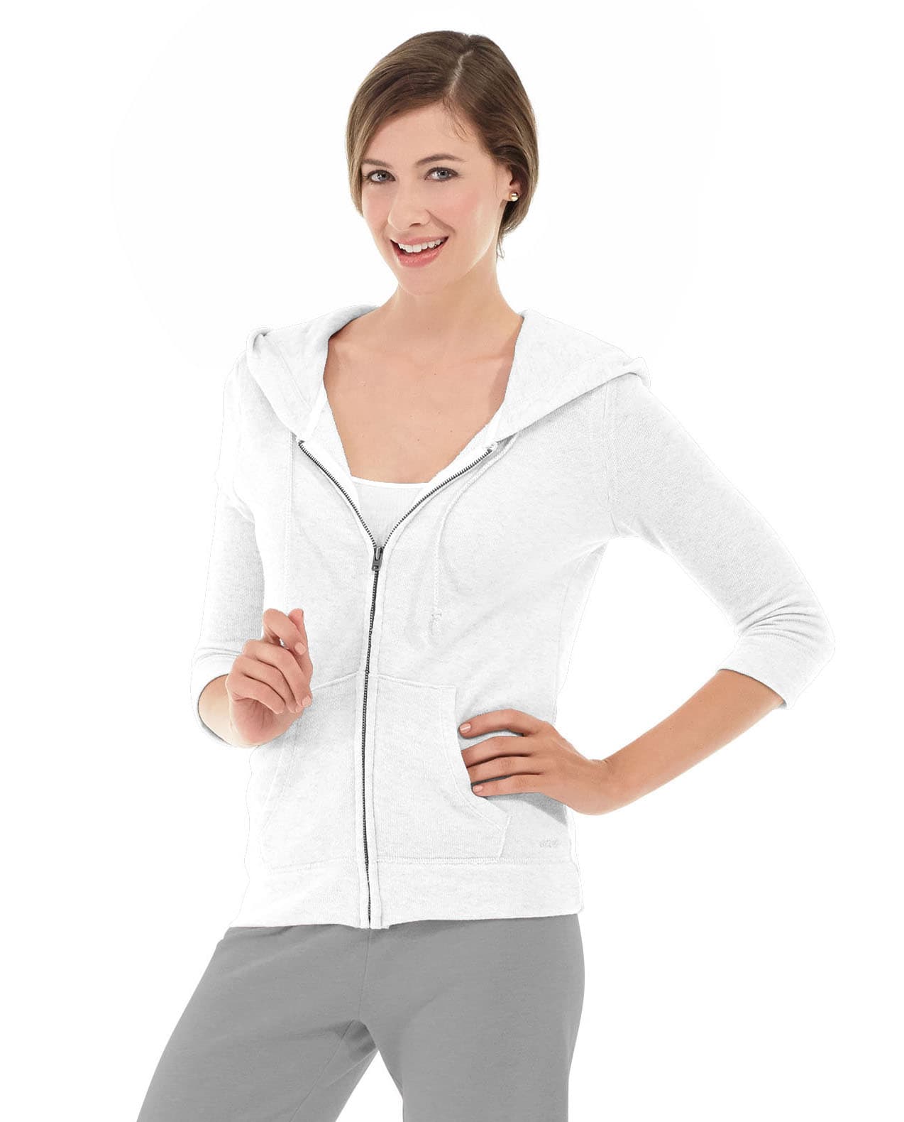 Selene Yoga Hoodie-S-White